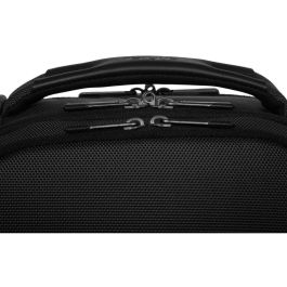 Targus HeritageLuxe Mochila de viaje para portátil 15-16 pulgadas Hombre Poliéster Negra con RFID y ventilación posterior