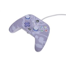 Power A Mando con Cable Mejorado XBGP0001-01 para Xbox Series X/S Remolino Lavanda, Diseño Ergonómico, Botones Asignables, Funciona con Xbox One y Windows 10/11