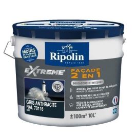 RIPOLIN Pintura para fachadas mate 2 en 1, con fondo antracita Precio: 153.49999984. SKU: B15P6M8LYR