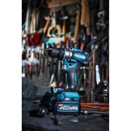 Makita HP001GD201 Taladro Percutor Inalámbrico 40V Sin Escobillas - 2600 RPM, 140 Nm, para Perforar y Atornillar