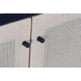 DKD Home Decor Buffet Balines Negro Natural Abeto Ratan 120 x 38 x 76 cm