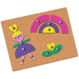 Ses Creative SES8710341009274 Juego Trendy Tap Tap: Kit de creación con colores brillantes y nuevas formas para desarrollar la imaginación.