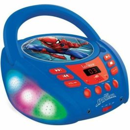 Lexibook Reproductor CD Portátil Bluetooth 5.0 Spider-Man con Efectos de Luz Multicolor, Función Karaoke y Entrada Auxiliar para Niños Precio: 76.59000041. SKU: S7156095