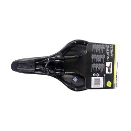 Dunlop Sillín de bicicleta Negro, Neopreno/poliester, Espuma, 95x170x290mm