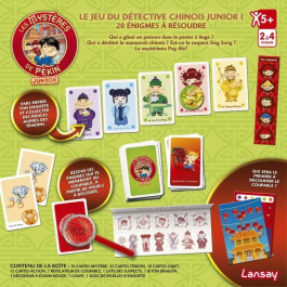 Lansay Les Mysteres De Pekin Junior Juego de detectives para niños a partir de 5 años