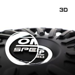 Tapacubos OMP Stinger Speed Negro 14" (4 uds) Tapacubos OMP Stinger Speed Negro 14" (4 uds)