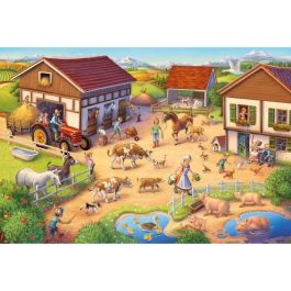 Una granja alegre, con complemento (animales) - 40 pcs - Schmidt Spiele