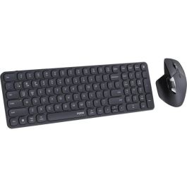 Rapoo 9760M Combo Teclado y Ratón Inalámbrico Ultrafino Gris Oscuro