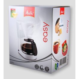 Melitta Easy II Cafetera Eléctrica, 10 Tazas (1.25 L), Color Blanco