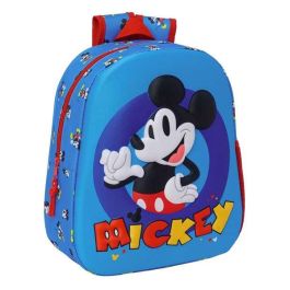 Safta Mochila 3D Mickey Mouse 27x33x10 cm para niños a partir de 3 años