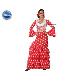 Disfraz Flamenca Rojo Paises del Mundo Adulto Mujer XS-S con Flecos y Mangas de Vuelo Precio: 19.49999942. SKU: B1FEDEXF4R