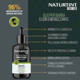 Naturtint Aceite para Barba Revitalising Men's Care 50 ml - Nutre, Suaviza y Revitaliza