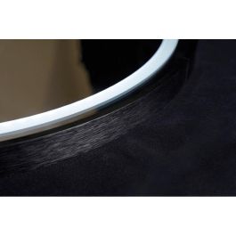 Espejo Iluminado Baño "Alemania" Ø90Cm Blanco Frío/Natural/Cálido Sensor Antivaho/On-Off Dimable Marco [LIMEX-ALEM005/90NG Espejo Iluminado Baño "Alemania" Ø90Cm Blanco Frío/Natural/Cálido Sensor Antivaho/On-Off Dimable Marco [LIMEX-ALEM005/90NG