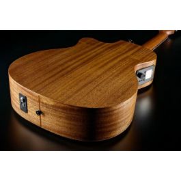 Lag HV10-N-ACE Guitarra Clásica Nylon Hyvibe H2 Auditorium A/E Cutaway Cedro Rojo Macizo