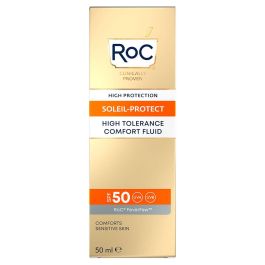Roc Protección Solar Alta Tolerancia SPF50 Fluido Facial para Piel Sensible 50 ml