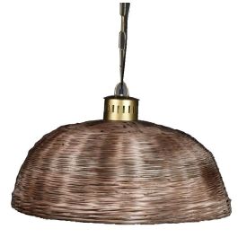 Lampara Techo Alpino DKD Home Decor Marron Dorado 74 x 47 x 74 cm