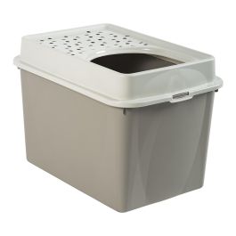 Rotho Mypet Arenero para Gatos Berty Entrada Superior, para Gatos Grandes, con Tapa, Plástico Reciclado Blanco Cappuccino Precio: 20.89000023. SKU: S6102021