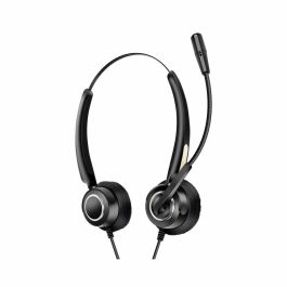 Auriculares con Micrófono Urban Factory HBV01UF Negro Auriculares con Micrófono Urban Factory HBV01UF Negro