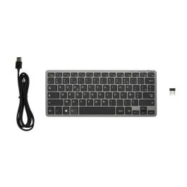 Bluestork BLU3760162067750 Teclado TKL Bluetooth 2.4Ghz para PC Gris y Negro