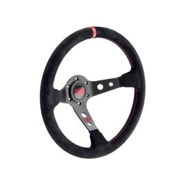 Volante Racing OMP Corsica Negro/Rojo Ø 35 cm