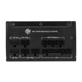 MSI MPG A850GS PCIE5 Fuente de Alimentación PC 850W ATX 80 PLUS Gold Totalmente Modular Negra