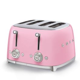 Smeg TSF03PKEU Tostadora 4 Rebanadas Doble Ranura 50s Style Rosa Precio: 166.50000026. SKU: S8100103