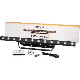 Algamlight Barwash36-Ii Barra Luces LED 12x3W RGB, 1 Metro, Modos Automático/Musical/DMX para Fiestas/Actuaciones