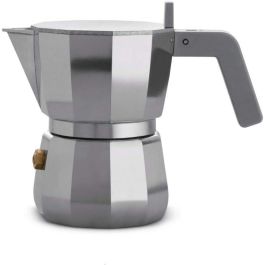 Alessi Cafetera Moka 1 Taza, Diseño David Chipperfield DC06/1 - Aluminio Fundido, Mango Ergonómico, 7x11 cm Precio: 25.7900005. SKU: B12SND22JC
