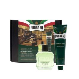 Proraso Set de Afeitado Clásico Refrescante para Hombre, con Eucalipto y Mentol, Incluye Crema 150ml + After Shave 100ml, Lote 2 pz. Precio: 12.50000059. SKU: S05109306