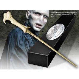The Noble Collection Varita de Lord Voldemort de Harry Potter, pintada a mano, con caja decorada de colección
