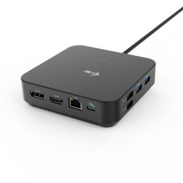 Hub USB i-Tec C31TRIPLE4KDOCKPDPRO Negro
