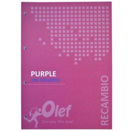 Recambio Olef A4 80H 100Gr 4 Taladros Cuadric.5X5 Violeta (Set de 5) Precio: 14.49999991. SKU: B1JQHGWRCE