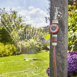 Gardena Temporizador de agua para grifos y válvulas 20/27 y 26/34 con riego ajustable 5-120 min Gardena Temporizador de agua para grifos y válvulas 20/27 y 26/34 con riego ajustable 5-120 min