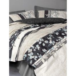 ASI8684283425419 Juego de Cama: 1 Funda Nórdica 220x240 cm + 2 Fundas Almohada 60x60 cm, 100% Algodón, Antracita ASI8684283425419 Juego de Cama: 1 Funda Nórdica 220x240 cm + 2 Fundas Almohada 60x60 cm, 100% Algodón, Antracita