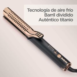 Babyliss C115E Rizador de Pelo Curl Styler Lustre, 2 en 1 Calor y Aire Frío, Barril de Titanio 38mm