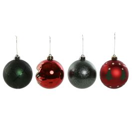 Bola Decoracion Navidad Tradicional DKD Home Decor Rojo Dorado 8 x 32.5 x 32.5 cm Set de 16 Precio: 17.99000049. SKU: B19HNYNRWL