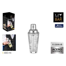 Coctelera de Vidrio con Tapa de Acero 400 ml My Bar - Inde (12 Unidades) Precio: 61.49999966. SKU: B19VY986G5