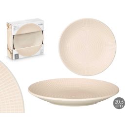 Plato Postre 20,5 Cm Grabado Beige Vessia (24 Unidades) Plato Postre 20,5 Cm Grabado Beige Vessia (24 Unidades)
