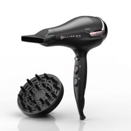 Secador de pelo - Bellissima - Ionic S9 2300W - Para cabello liso y ondulado - 2 velocidades 3 temperaturas - Difusor concentrador