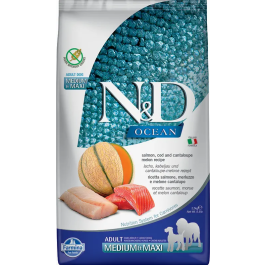 Farmina N&D Dog Ocean Salmon Bacalao Medium Maxi 2,5 kg Precio: 30.26892. SKU: B1BVBDKPNN