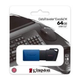Kingston 64GB USB3.2 Gen 1 DataTraveler Exodia M (Black + Blue) Kingston 64GB USB3.2 Gen 1 DataTraveler Exodia M (Black + Blue)