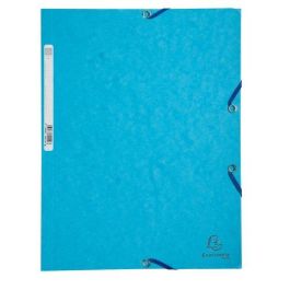Carpeta De Gomas Y Solapas Exacompta Autentica Cartulina Lustrada A4 Con Etiqueta Turquesa Precio: 1.9929305. SKU: B18VBVH66A
