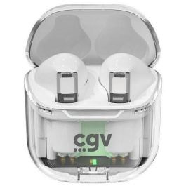 Auriculares inalámbricos Bluetooth - CGV - URBAN GHOST (Blanco) - Batería de 30h - Control táctil - TWS Auriculares inalámbricos Bluetooth - CGV - URBAN GHOST (Blanco) - Batería de 30h - Control táctil - TWS