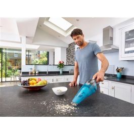 Black+Decker WDC-215-WA Aspirador de mano sin cable 7.2V. Recogetodo Dustbuster aspira líquidos y sólidos con batería de Litio