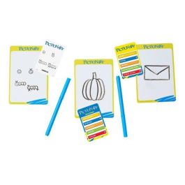 Mattel Games MATJDX98 Pictionary Núcleo Francia - Juego de Mesa Clásico de Dibujar y Adivinar Palabras para Familia y Amigos