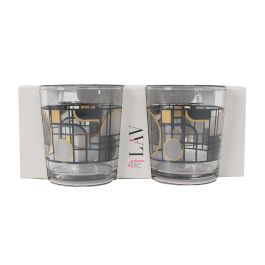 Set de 4 Vasos Pinta 340 cc Abstracto - LAV (6 Cajas) Set de 4 Vasos Pinta 340 cc Abstracto - LAV (6 Cajas)