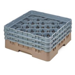 CAMBRO - 20S638-184 - Cesta de lavado 20 comp. 3 alturas - 9,84 cm Ø máx. - alt. máx. 17,6 cm - 50 x 50 x 22,5 cm - Beige Precio: 77.50000027. SKU: B1HG57WVYS