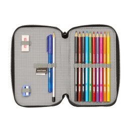 Plumier Doble Paul Frank Join the fun Negro 12.5 x 19.5 x 4 cm (28 piezas) Plumier Doble Paul Frank Join the fun Negro 12.5 x 19.5 x 4 cm (28 piezas)
