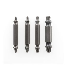 Brocas para Extraer Tornillos Dañados InnovaGoods 4 Unidades Brocas para Extraer Tornillos Dañados InnovaGoods 4 Unidades