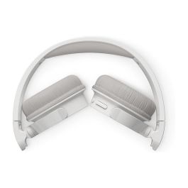 Philips TAH3209WT Auriculares Inalámbricos Bluetooth Blancos con Micrófono y 25 Horas de Reproducción